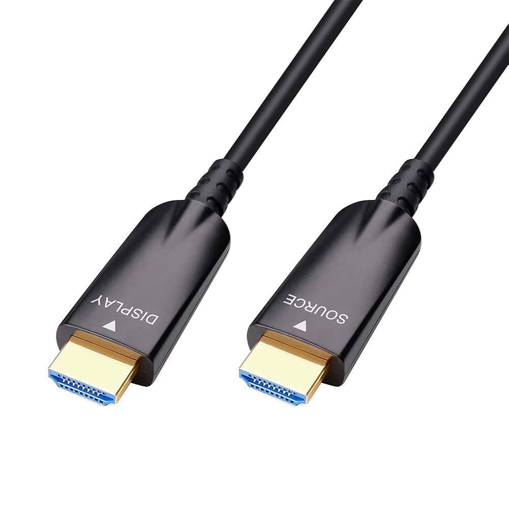 〈値引き交渉歓迎〉Optical HDMICable 50m ドラム　Black Amazon.com: DTech 50ft Fiber Optic HDMI Cable with 4K 60Hz